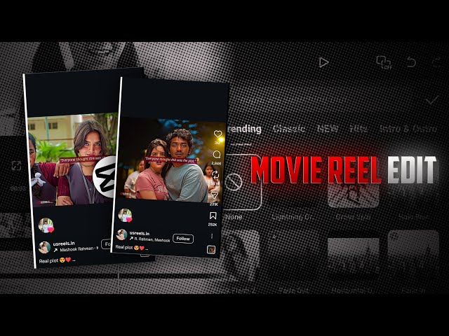 New Movie Reel Edit 🔥 CapCut Tutorial |