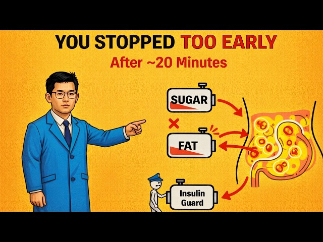 The 'Walking Threshold' Your Body Switches From Sugar to Belly Fat | Science Explained