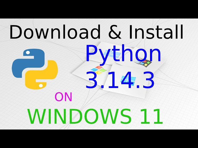 How to install & RUN Python 3.14.3 on windows 11 | Download Python for windows