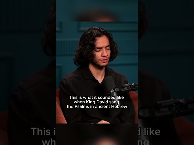 What It Sounds Like When King David Sing the Psalms in Ancient Hebrew