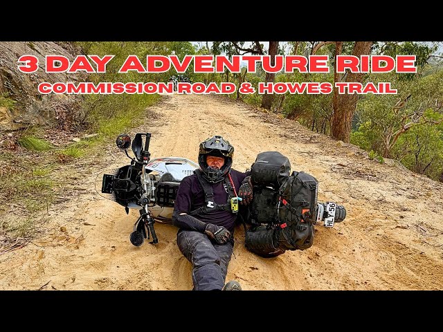 HOWES TRAIL AND COMMISSION ROAD DESERT X CRASH IN THE SAND   DAY 1 OF THE EPIC ADVENTURE RIDE - PT1