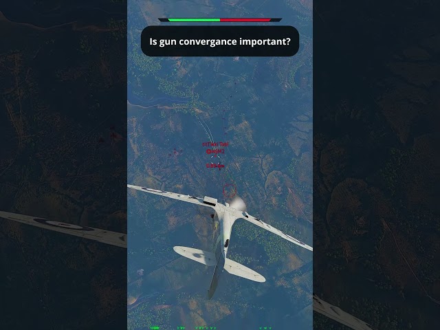 How Important is Gun Convergence? VERY! - Spitfire War Thunder Air RB
