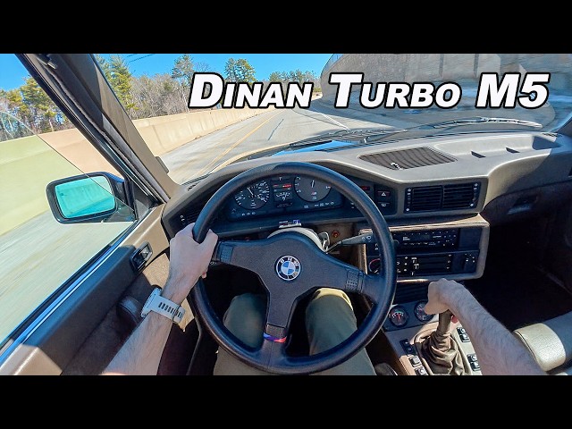 1986 BMW M5 - Rare 400hp Dinan Turbo E28 (POV Binaural Audio)