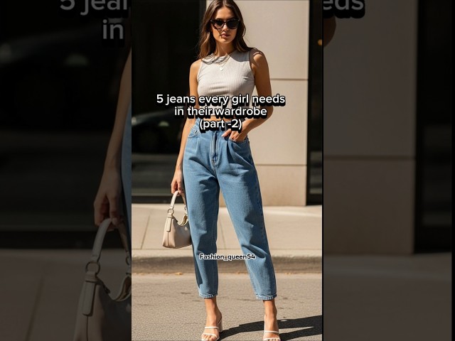 5 jeans every girl needs in their wardrobe !! #fashion #viral