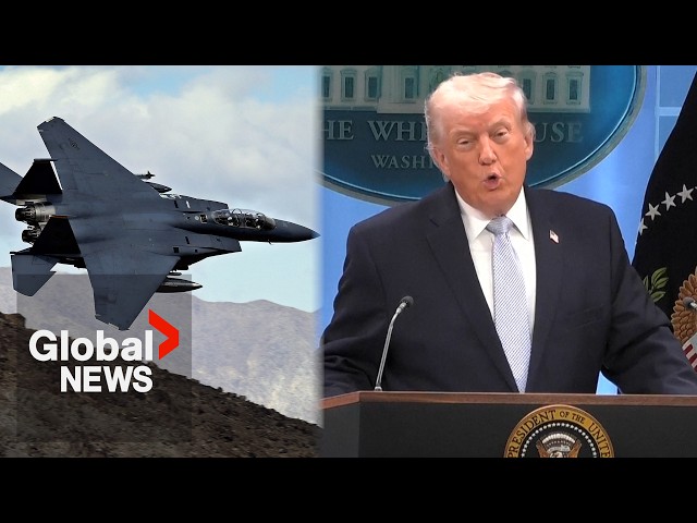 "We got a little luck too": Trump describes search mission for US pilot after plane downed in Iran