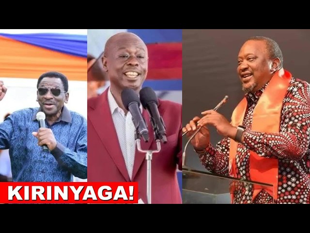 LIVE: Uhuru Finally Joins Gachagua, Orengo,Attend Burial of Late Senator Daniel Karaba, Kirinyaga