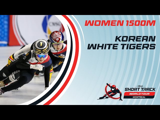 Kim Gilli Controls From the Front: 1500m Women Final | Montreal 2024 | #ShortTrackWorldTour