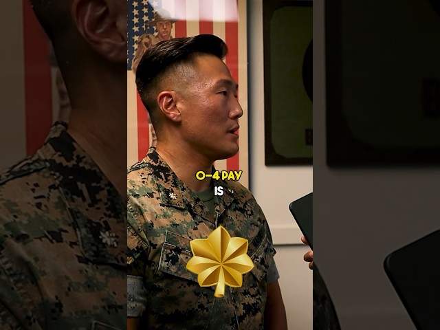 How much a Major in the Marine Corps gets paid! 🤯