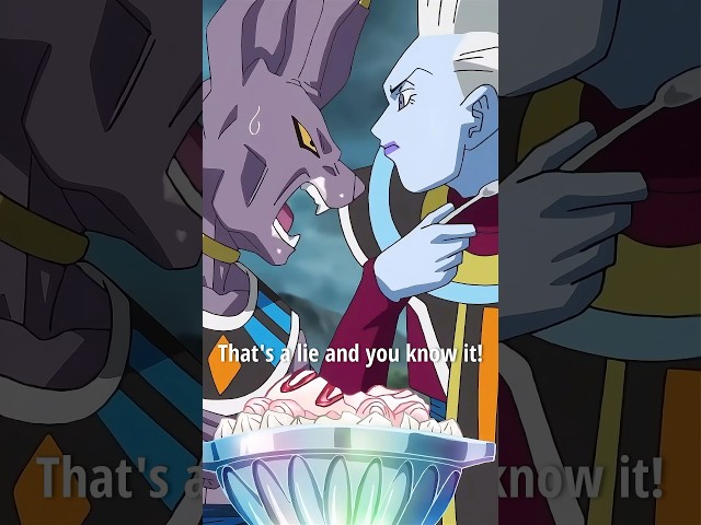 Beerus Eats Whis’ Last Strawberry😂
