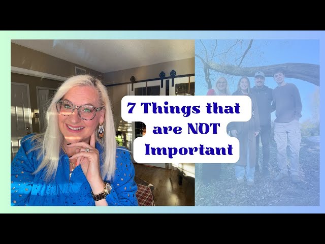 STOP wasting your life! Realizing in my 50s what's really important!