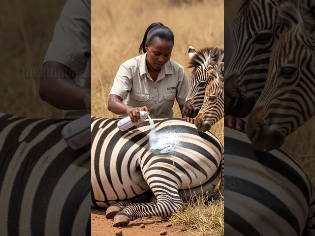 Safari Guides Help Zebra In Need Of Help! #rescue #animals #Wildlife