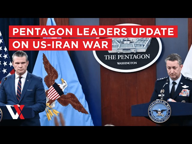 LIVE | Pentagon Leaders Hegseth & Caine Hold Presser, Outline US Strategy Amid Iran War | VERTEX