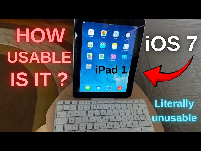 How BAD is iOS 7 on the iPad 1 ?