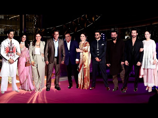 Celebrities At NMACC 3rd Anniversary Ambani Party | Salman, Ranveer, Sanjay, Kajol, Raveena, Kiara