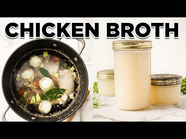 How to Make Chicken Broth | Won't Stink Up Your Kitchen!