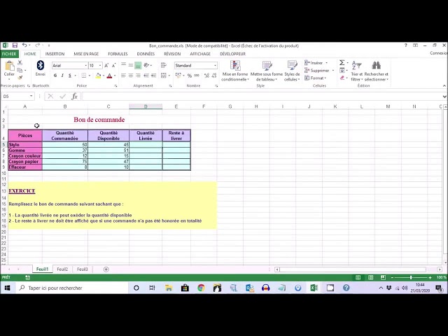 GUIDE PRATIQUE EN EXCEL