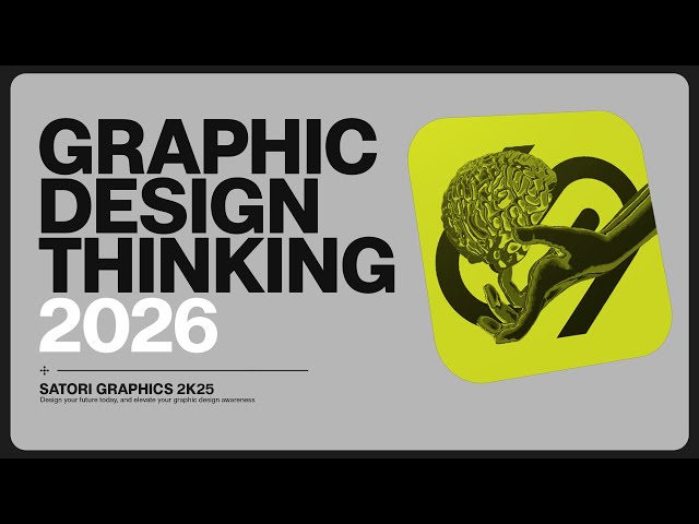 How A Graphic Designer MUST Think in 2026 To Survive!