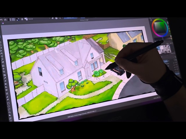 Drawing A Comic Page 3 - Part 2: Rendering (Timelapse)