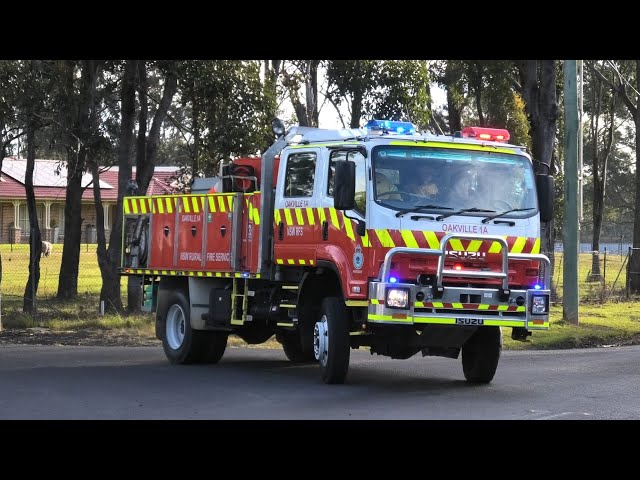 [NSW Rural Fire Service] Oakville 1 Alpha Responding | Pile Burn