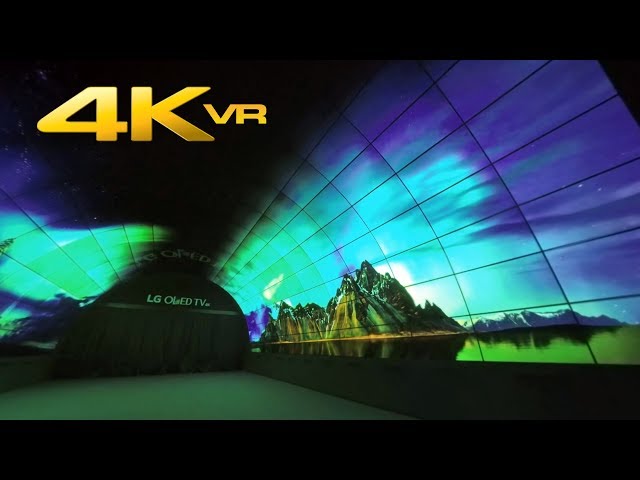 LG OLED Tunnel 4K 360 Video @ IFA BERLIN 2017