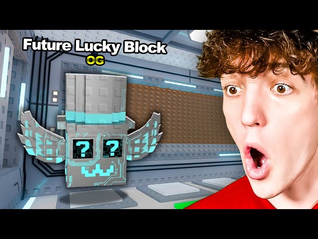 I Found A FUTURISTIC Lucky Block!
