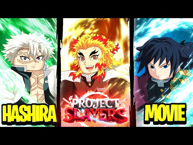 Spending 100 Days Going From NOOB To EVERY HASHIRA In Project Slayers [MOVIE]