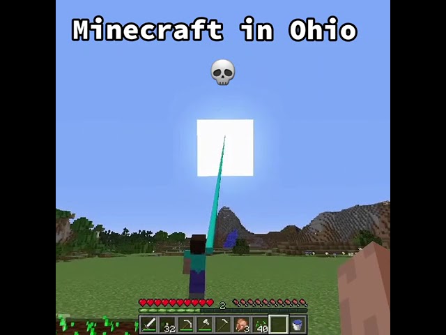 Can't even play Minecraft in Ohio 💀#shorts #minecraft #ohio
