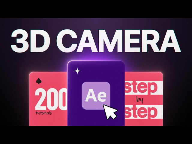 🔥Smooth 3D Camera Animation in After Effects (Full Tutorial | Clean Design)