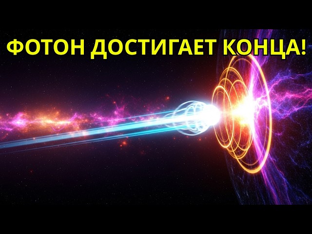 Что происходит с фотоном, когда он наконец ЗАКАНЧИВАЕТ своё пространство?
