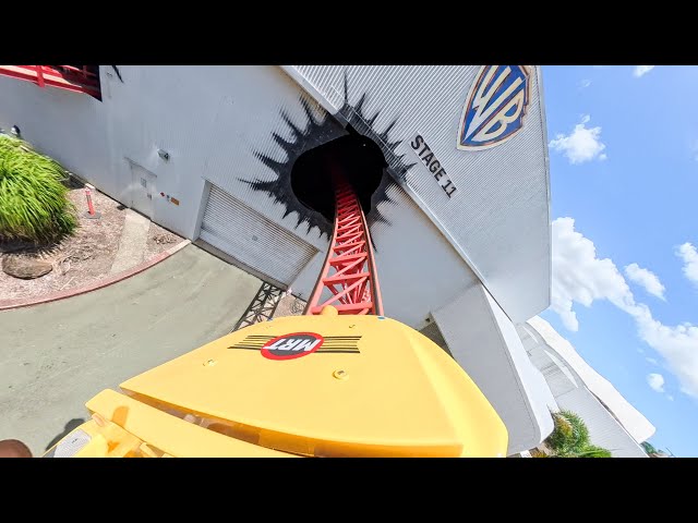 0-100 in 2 Seconds! Superman Escape POV at Movie World Gold Coast