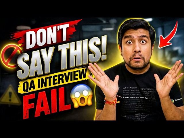 QA Interview Tips to Perform Your BEST 💯 (Avoid These Mistakes!)