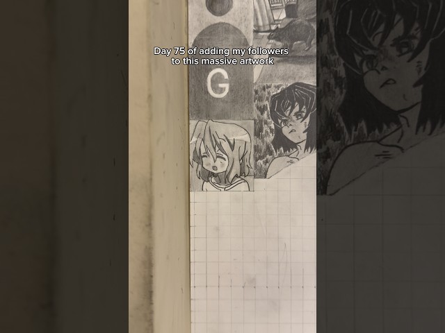 Day 75 of adding my followers to this massive artwork