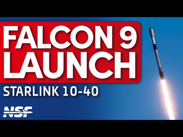 SpaceX Falcon 9 launches Starlink 10-40