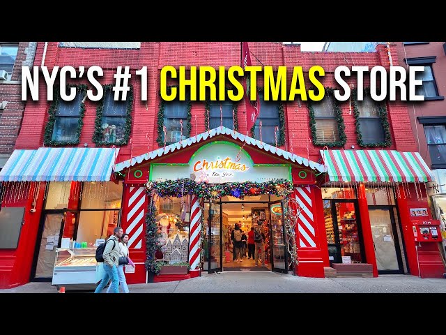 NYC's #1 Christmas Store Walkthrough NYC BIGGEST Christmas Shop in Manhattan 2025 Christmas Decors