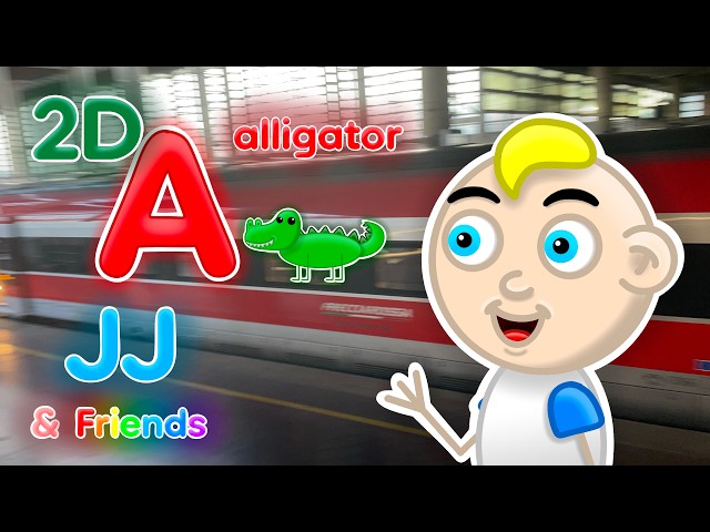 JJ’s ABC Phonics Sounds Song! 🔤🐊 | A for Alligator | Learn ABCs with JJ | Cocomelon 2D ABCs #1