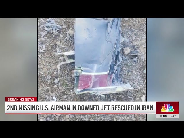 Second missing U.S. airman in downed jet rescued in Iran