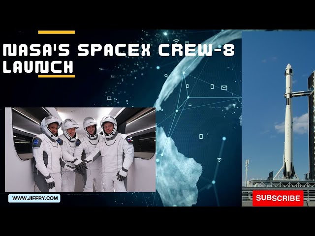 SpaceX Falcon9 Rocket launch - Four Astrounauts to the International Space Station (ISS)