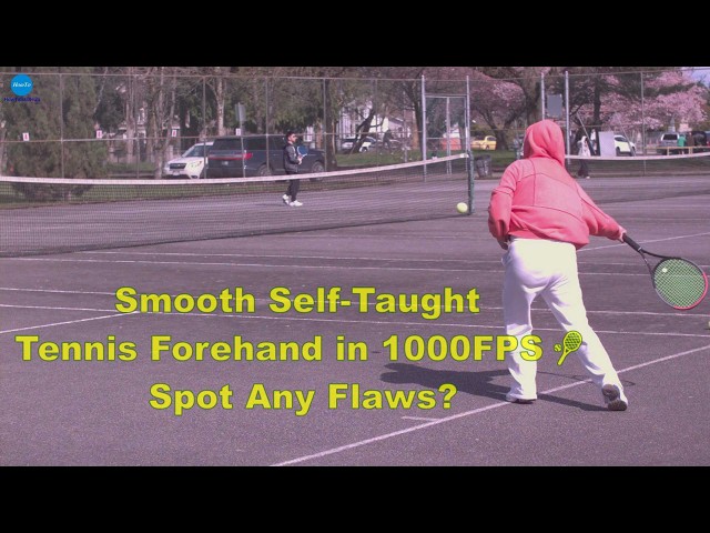 Smooth Self-Taught Tennis Forehand in 1000FPS – Spot Any Flaws?