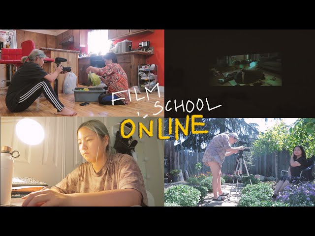 what online film school looks like 🎞🎥 *finals week* | Chapman University (Dodge College)