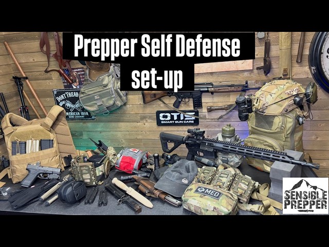 Prepper Home & Property Defense Gear Set Up