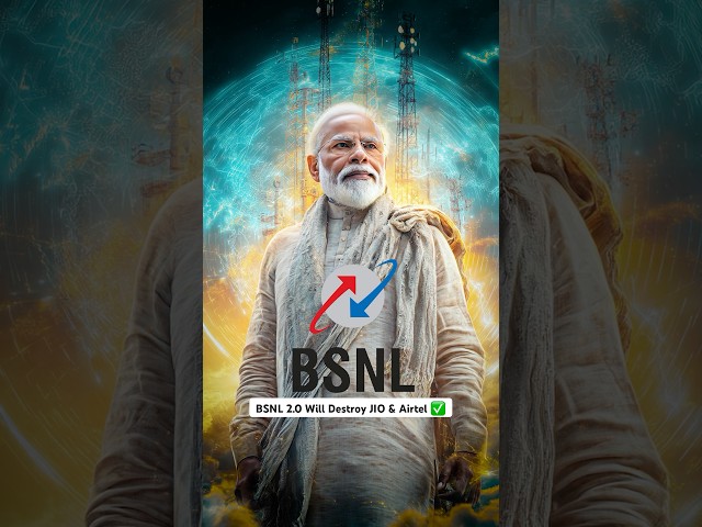 BSNL 2.0 Will Destroy Jio & Airtel |Don’t Miss ⚠️#shorts #entrapreneur #startup #bsnl #information