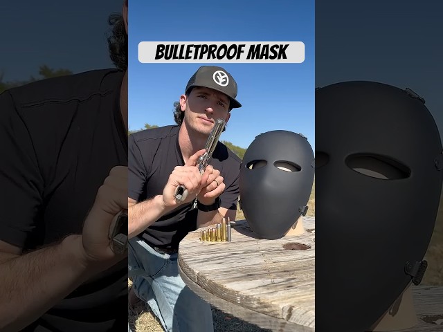 Bulletproof Chinese face mask vs different guns