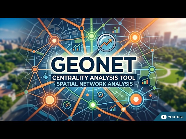 GeoNet - application for geospatial network centrality assessment