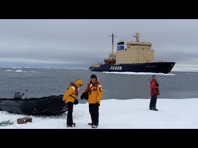 Canadian Extreme  High Arctic aboard Russian Icebreaker.