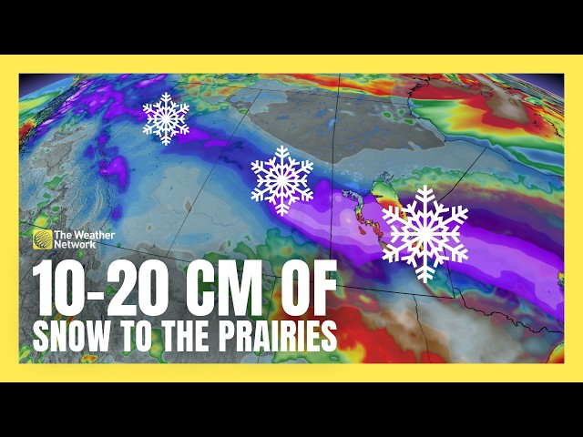 10-20+ cm: Spring Storm Brings Snow, Rain and Wind to the Prairies | #forecast