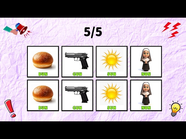 Say The Word On Beat Challenge | Level 1 - 5 | Level Easy to Insane