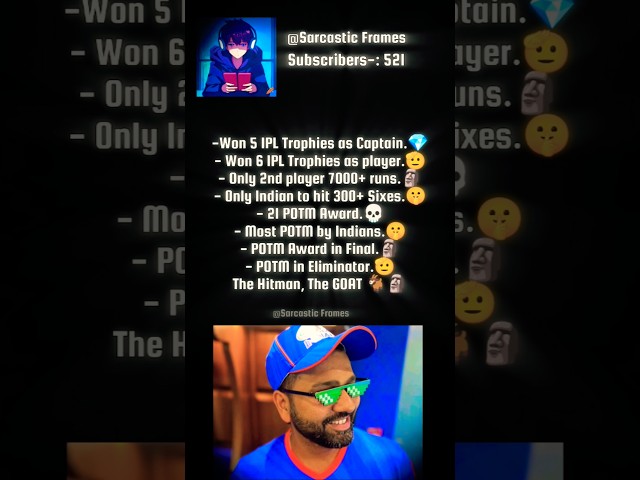 The Goat Rohit Sharma 🐐 #geography #cricket #edit #rohitsharma #mumbaiindians