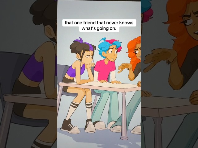 Every friend group has one #2danimation #animatic #digitalart #artmeme #animationmeme #artist