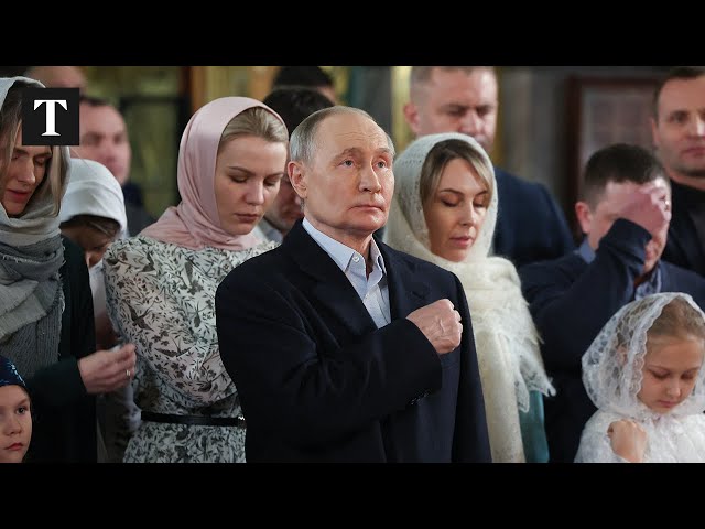 LIVE: President Putin Attends Orthodox Christmas Service