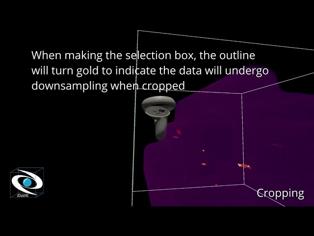 iDaVIE - Cropping to Selected Regions